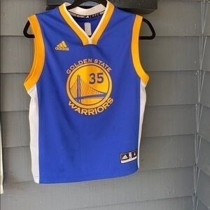 Sale — Adidas NBA Warriors #35 Durant Jersey, M